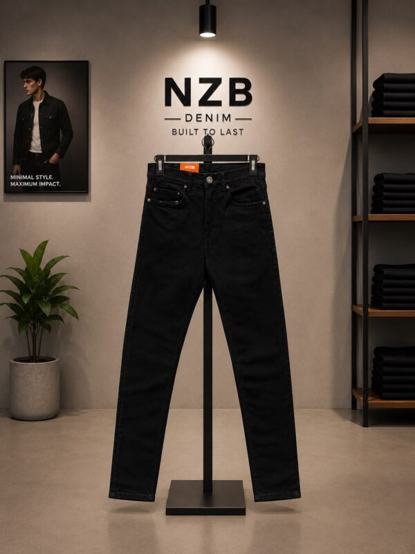 Black Slim Fit Denim – Premium Men’s Jeans