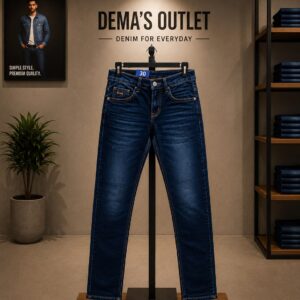 Dark Blue Slim Fit Denim