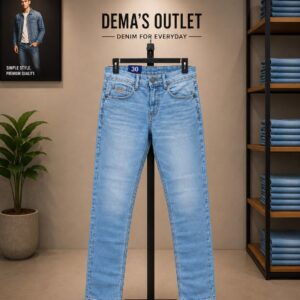 Slim Fit Denim – Light Blue